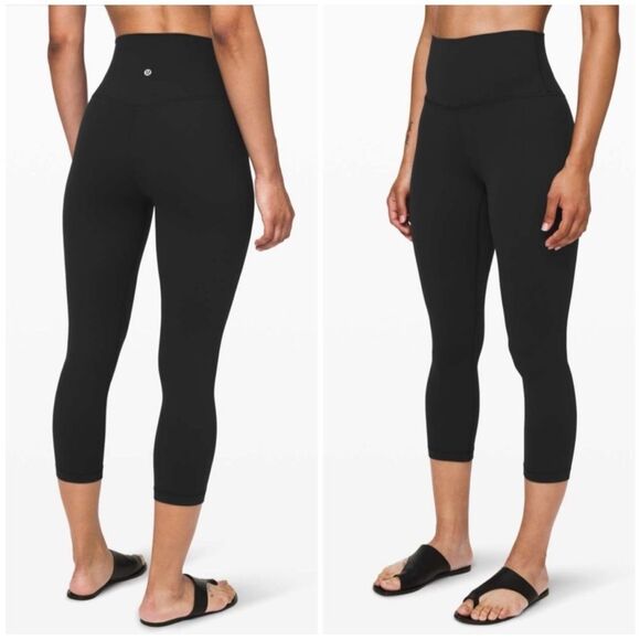 Lululemon Align High Rise Crop Leggings Women Size 2 - Picture 1 of 11